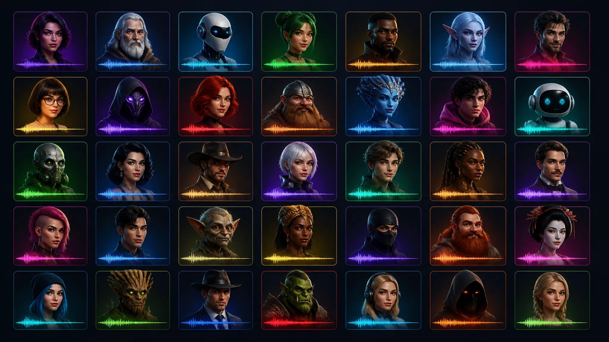 Character voices