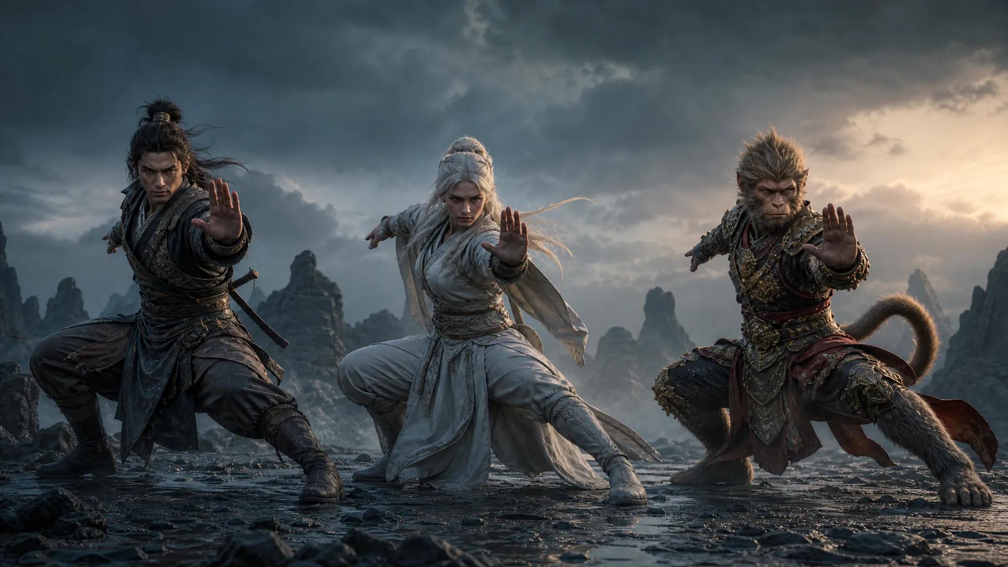 Consistent action across characters