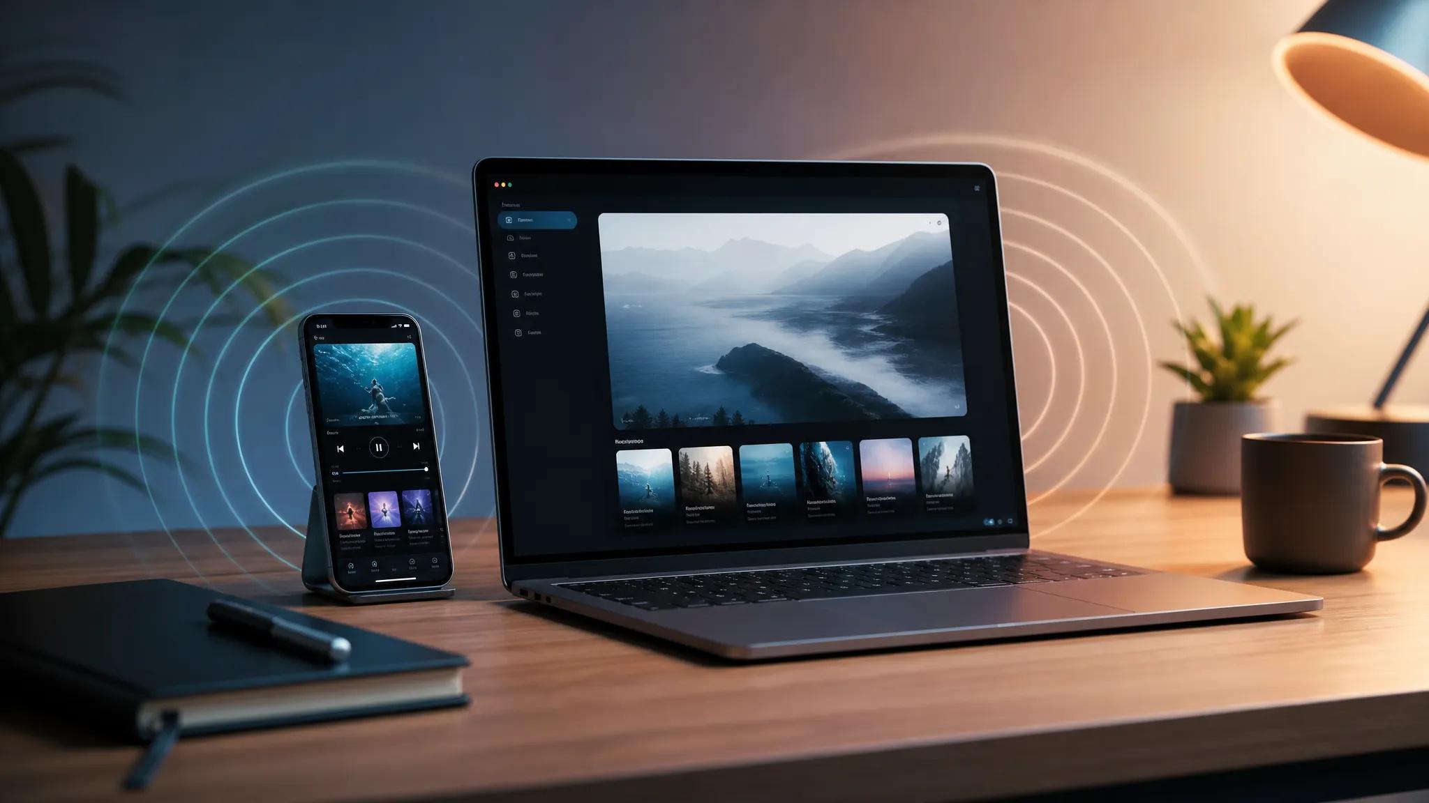 App & website background music