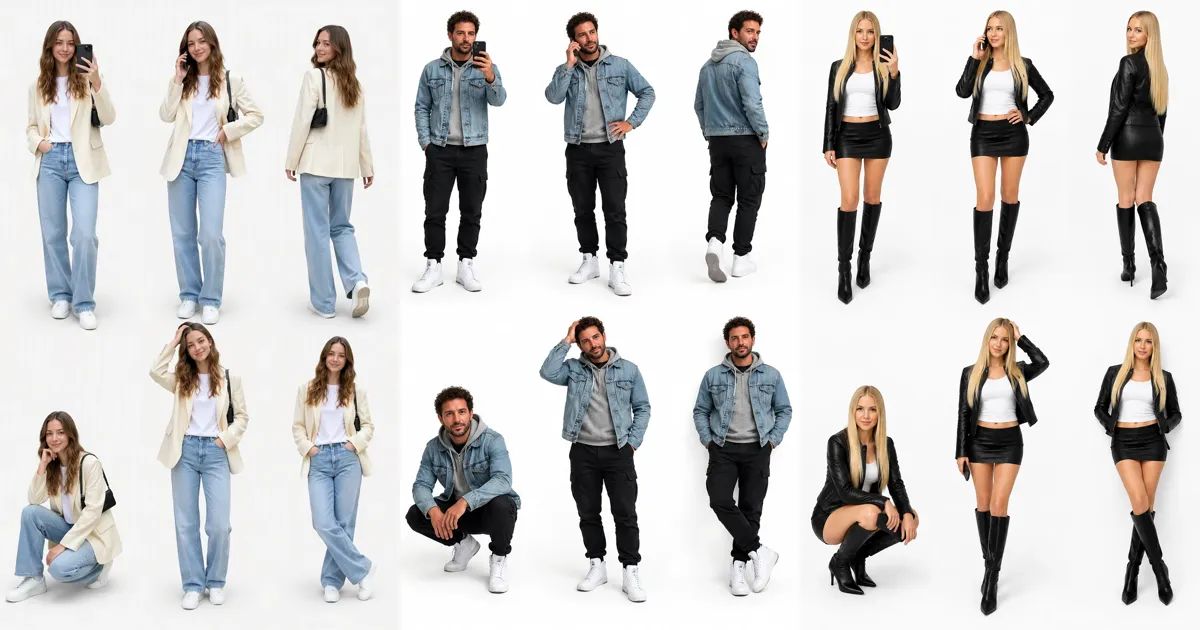 AI Lookbook: Turn One Outfit Photo Into a Six-Pose Lookbook Edit