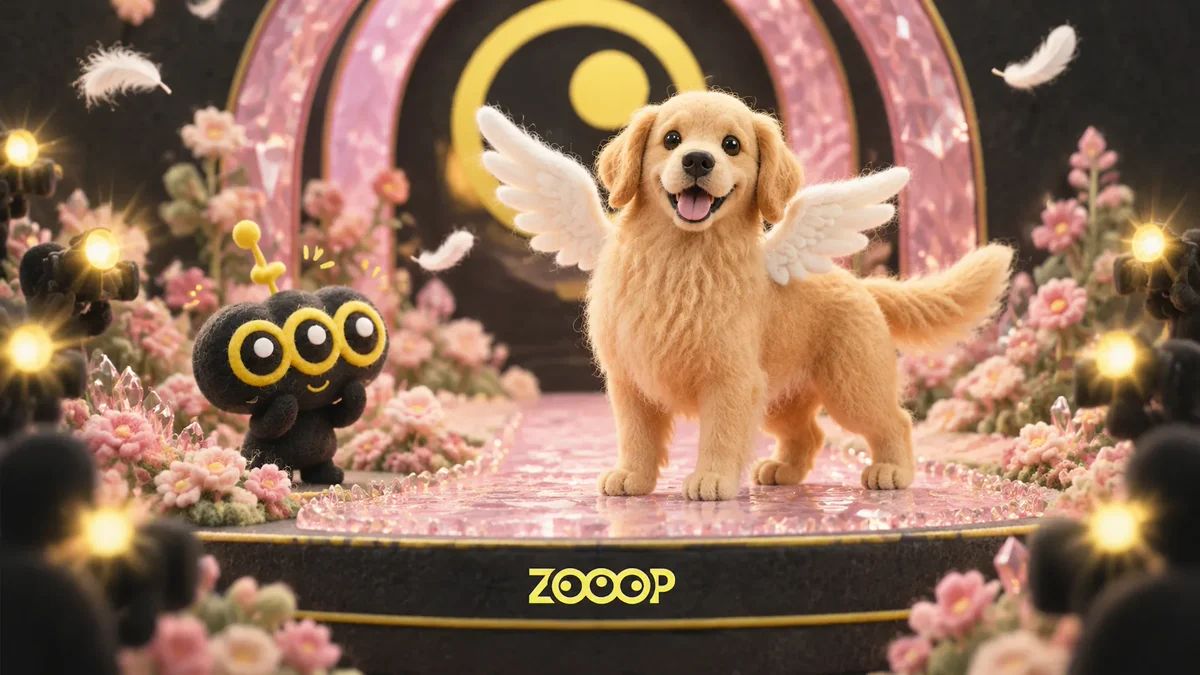 Make an AI Dog Video: Angel Wings on a Pink Runway