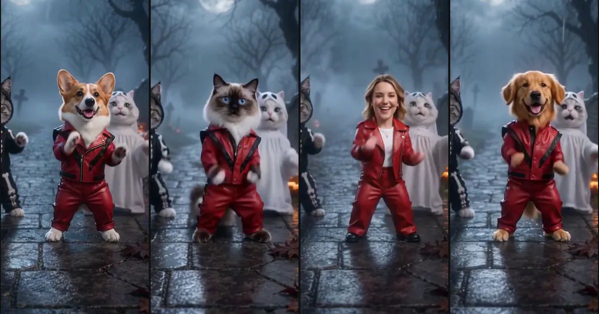 Thriller Dance AI: One Photo, and Your Cat or Dog Leads the Halloween Zombie Dance