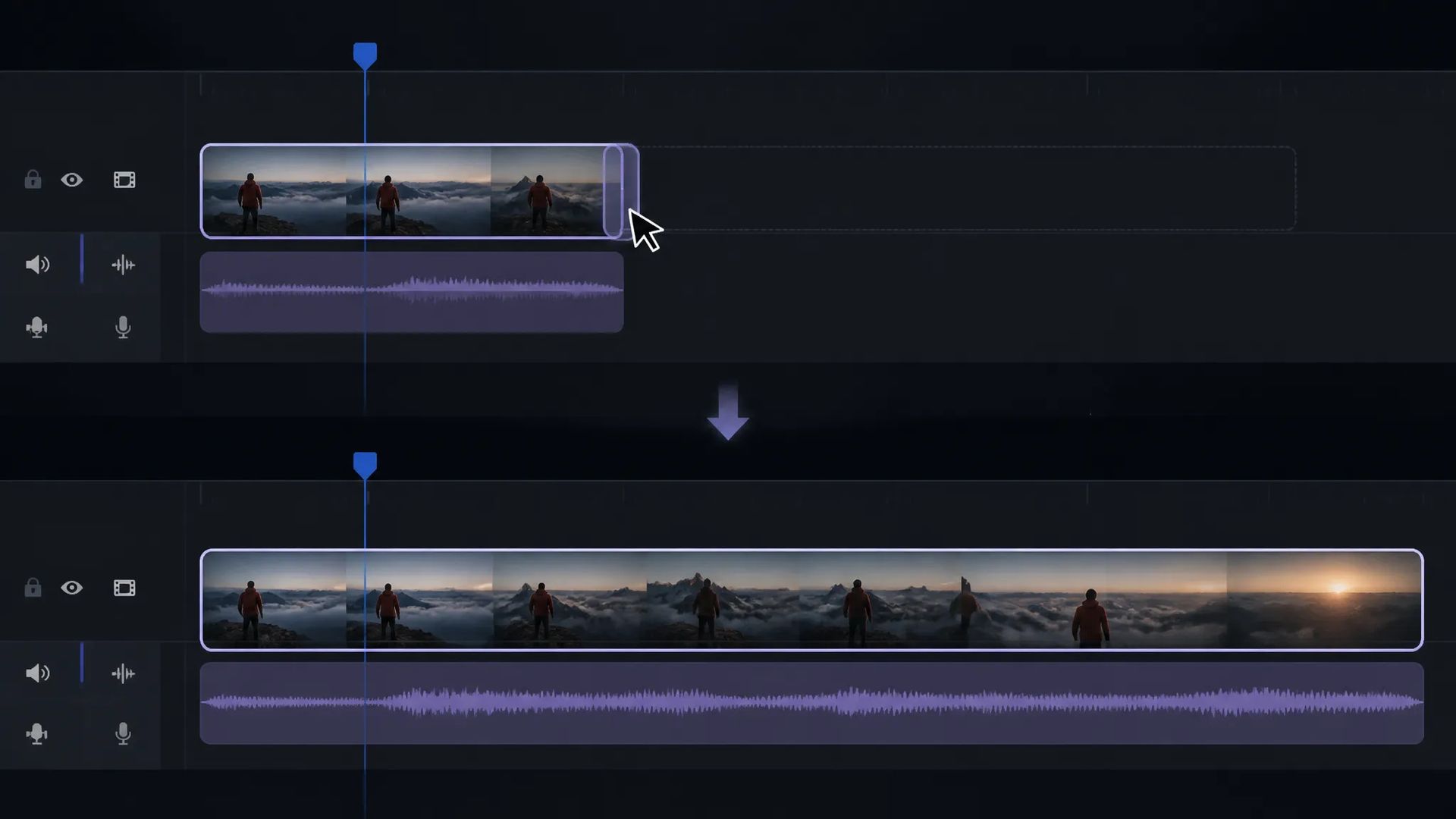 Fill the timeline