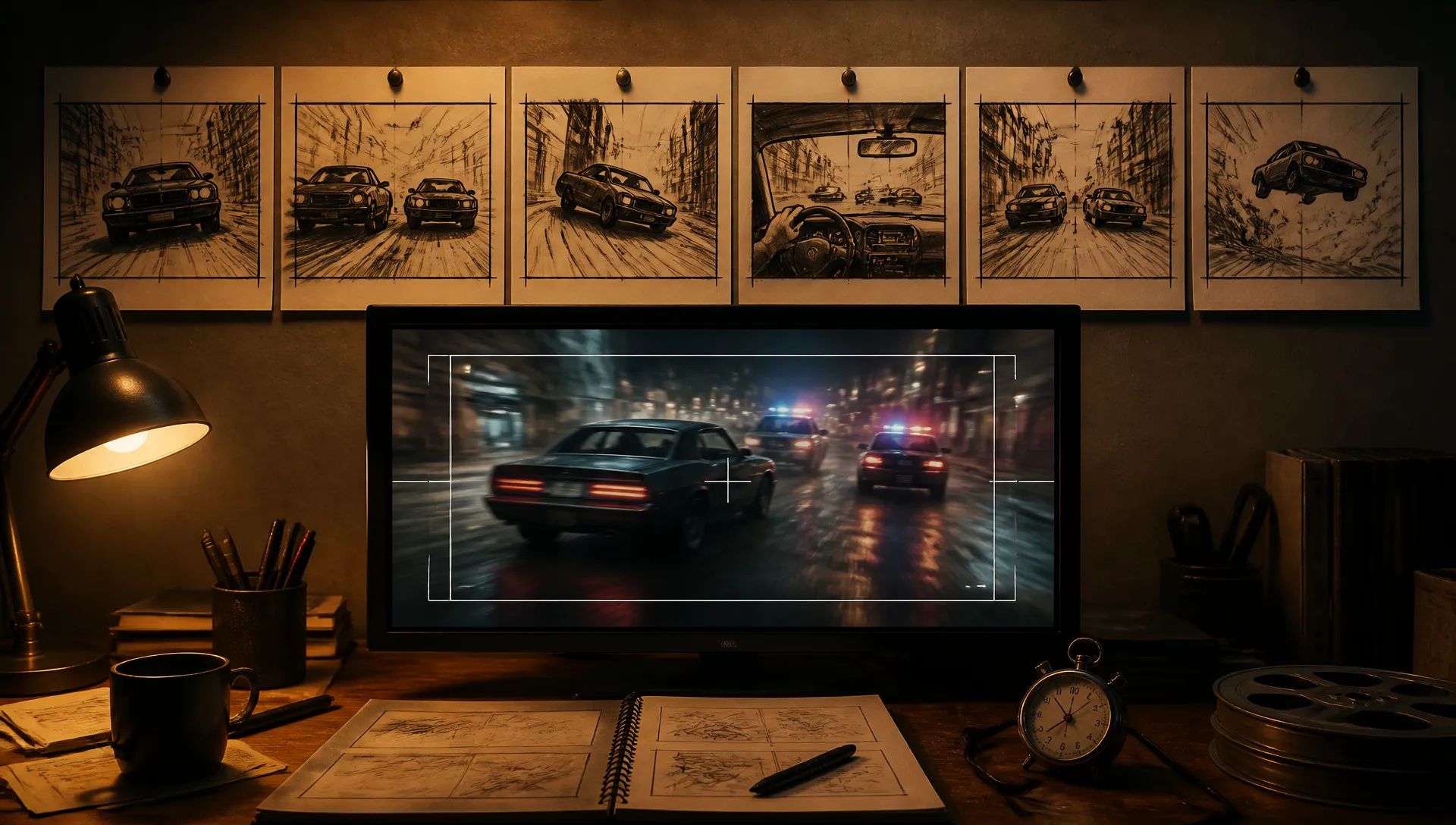 Animatics from storyboards