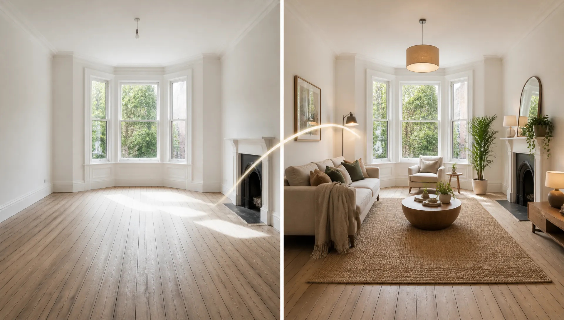 Before-and-after reveals