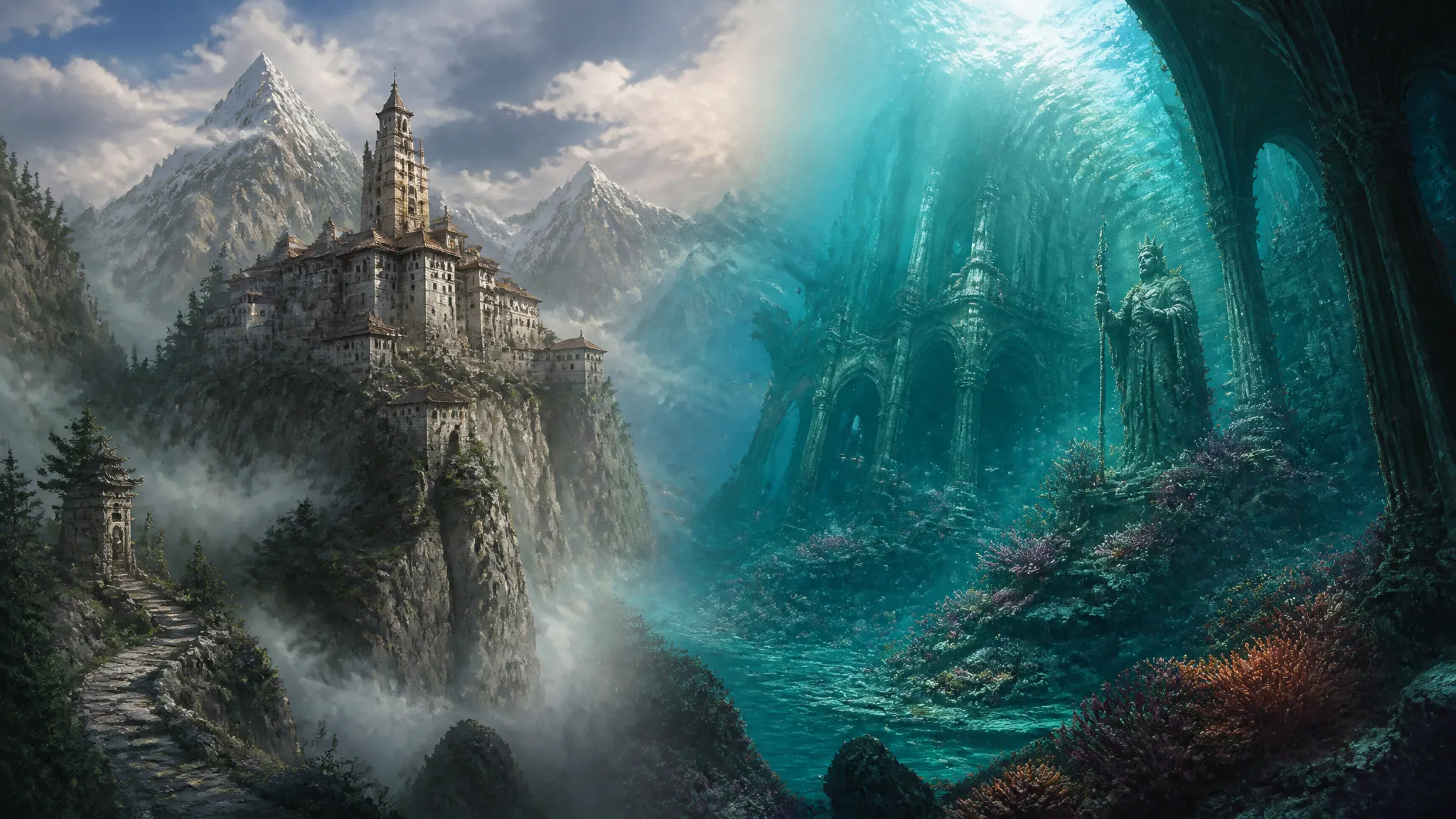 Stylized illustration & worldbuilding