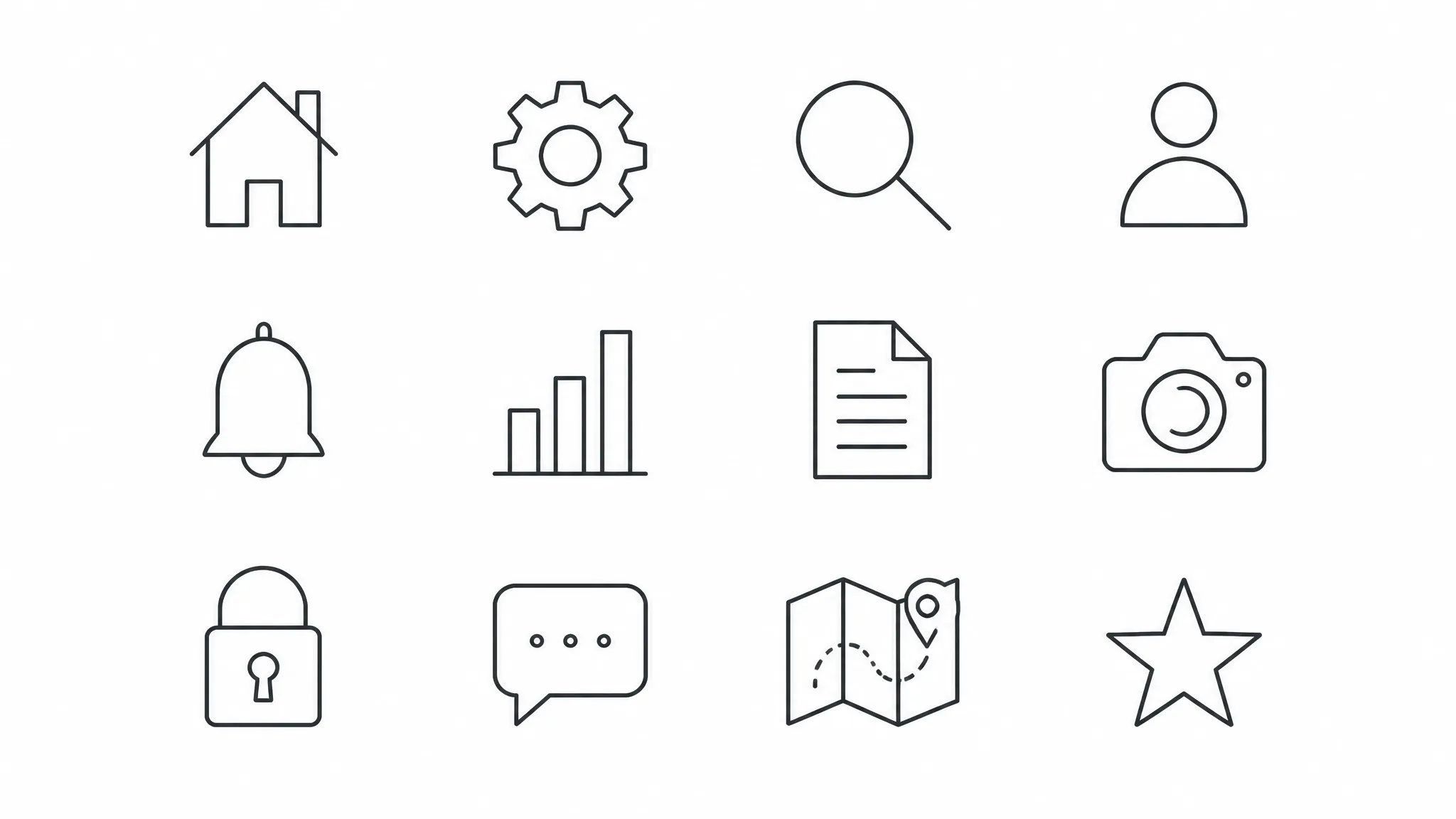 Sistemas de iconos detallados