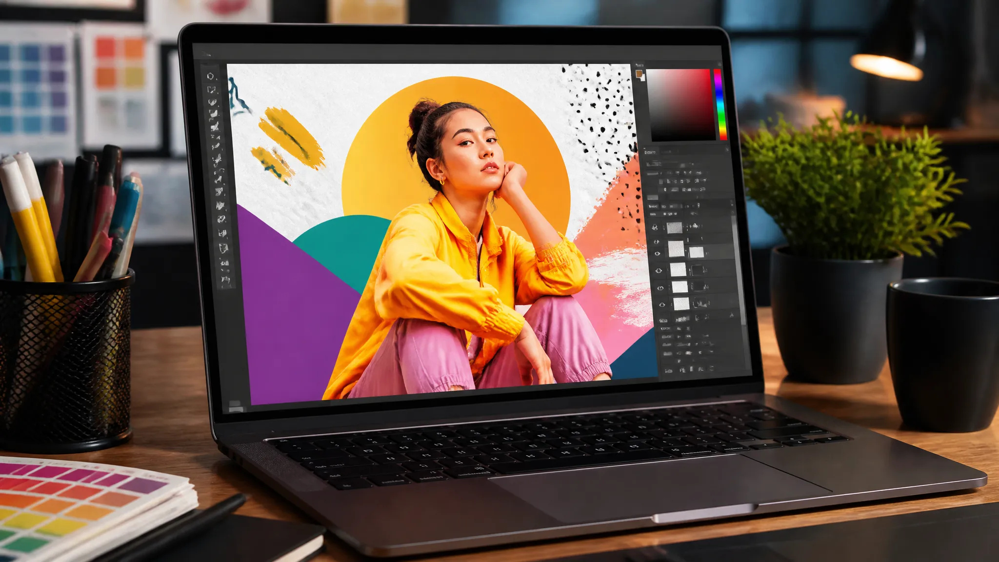 Materiais de design e marketing